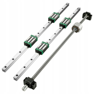 Regulátor - VEVOR Linear Rail 2 ks HGR20-1700mm 4 Slider