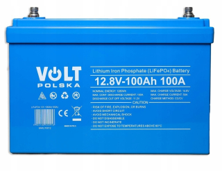 Volt Polska LifePo4 Magazine 100AH 100A 12V KRK