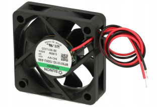 Ventilátor - VENTILÁTOR 50x50x15mm 12V DC 0,65W 29dB 54mA Sunon