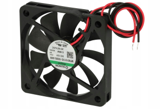 Ventilátor - Ventilátor 60x60x10mm 12V DC 0,99W 25dB 75MA Sunon