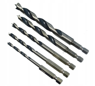 WHD51 skrutkovacie bity do dreva 4-10mm 5ks