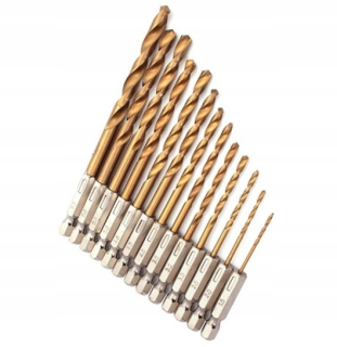 Kovové vŕtačky HSS pre 1/4 '1,5-6,5 mm skrutkovač