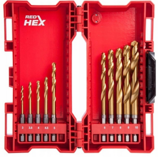 Kovová vŕtačka Milwaukee HSS-G Tin Hex 1/4 10