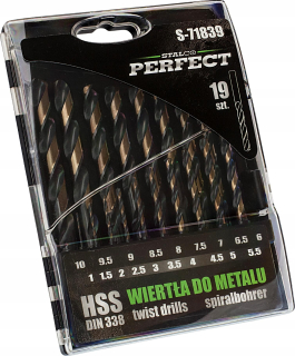 Vrták, zahlbovák - HSS 1-10 mm perfektná kovová vŕtačka