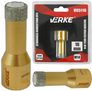 Diamond vŕtačka M14 otvor pre Gresu 8 mm