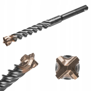 SDS-plus quattro 6x260/200 mm betónový vŕtač