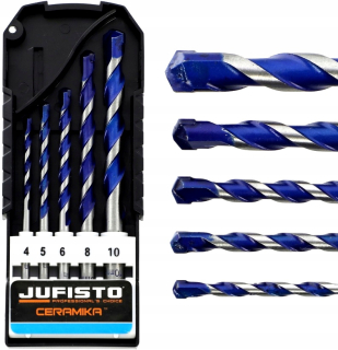 GRES Ceramics DRILL Vŕtačka sada 5 kusov