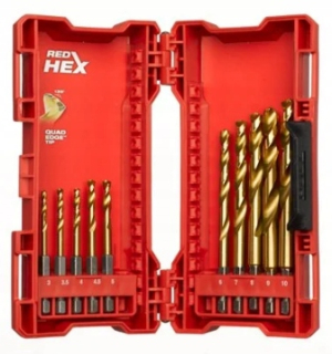 Vrták, zahlbovák - Kovová vŕtačka HSS TI.19PC Set-19 PC Milwaukee