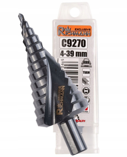 Postupná špirálová vŕtačka 4-39 mm Richmann C9270