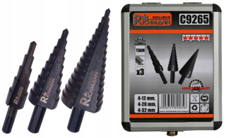 Postupné kužeľové vŕtačky pre kov 4-32 mm C9265