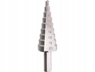 HSS 4-20 mm DREL Postupná kužeľová vŕtačka