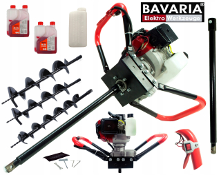 Vrtačka, vrták - Označený olejový kompresor 24l 9 bar 300 l/min