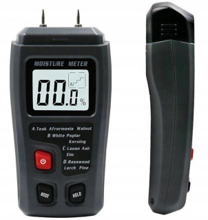 Merač vlhkosti dreva - LCD vlhkosť meter. Merač vlhkosti dreva