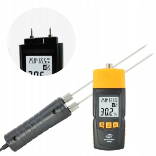 Merač vlhkosti dreva - VLHKOMETER VLHKOSTRU DREVA + SONDA