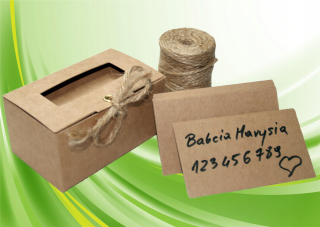 ECO ECO KRAFT VIZITKY NA DARČEK