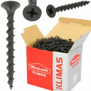 Šróby - Skrutky so skrutkovým drevom 3,5 x 25 mm 1 000 ks