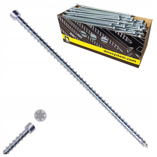 Šróby - Carpentry skrutky 6x140 Plné valcové vlákno