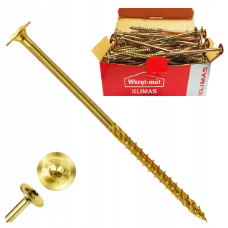 Šróby - Carpentry skrutky pre drevené drevo 8x340 torx