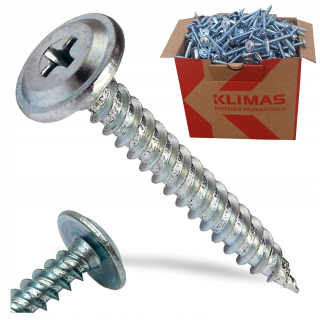 Šróby - Skrutky Galvanizovanej podložky WPC 4,2x25 mm 500 ks