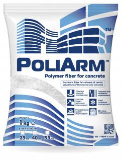 Polymérne polymonropylénové vlákna pre betón 40 mm