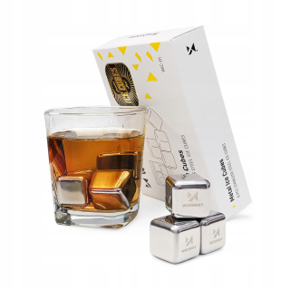 Wozinsky Metal Ice Cubes na nápoje, nápoje