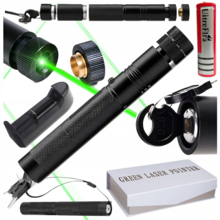 Ukazovadlo - Zelený laserový laserový ukazovateľ vysoký rozsah