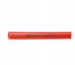 Wurth Pneumatic PU 8x12 mm L = 25 m červený kábel