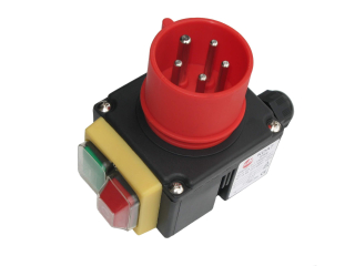 Motor - Konektor vačky 20a 0-1 3f Blackts IP65