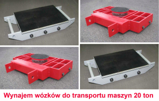 PRENÁJOM vozíkov na prepravu strojov PRENÁJOM