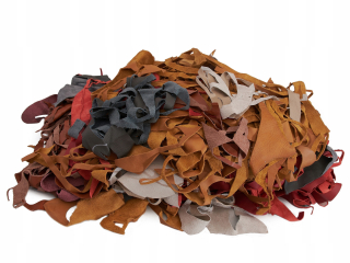GRAIN LEATHER MIX FARBA VEĽKÉ KUSY 10 KG RÔZNE