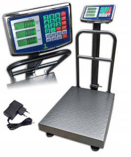 Váha - Elektronická stupnica 150 kg 50x40 Skladový náklad