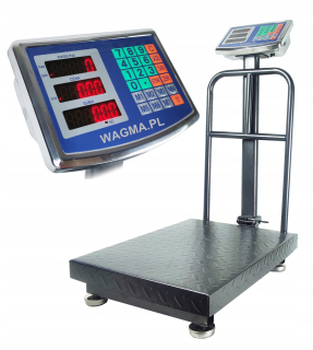 Váha - Elektronická stupnica 300 kg 50x40 Skladový náklad