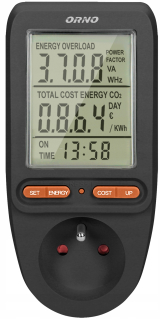 Watomierz Meter konzumácie energie LCD