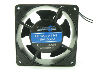 Ventilátor - Bestfan ventilátor 120x120x38mm 110V/115V Ball