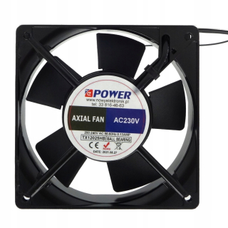Ventilátor - Priemyselný fanúšik 120x120x25mm 230V Kulk.hit