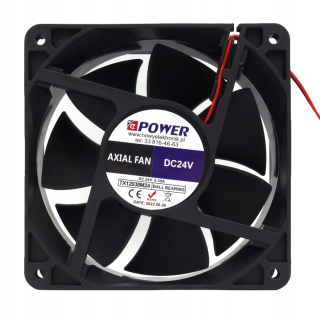 Ventilátor - Priemyselný fanúšik 120x120x38mm 24 V Kulka Hit