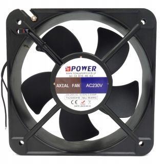Ventilátor - Priemyselný fanúšik 200x200x60mm nepower guľa