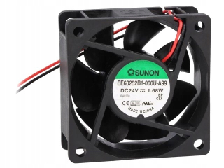 Ventilátor - Priemyselný fanúšik Sunon 60x60x25 24V DC 1,68W