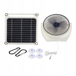Greenhouse Fans so solárnym výťahom USB