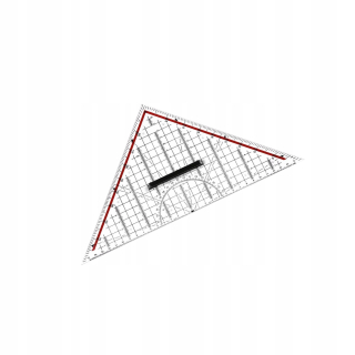 Pravítko s rukoväťou 20cm 30286 LENIAR