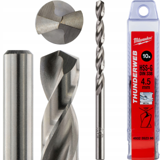 HSS G Milwaukee Metal Cvičenie 4,5 mm op.