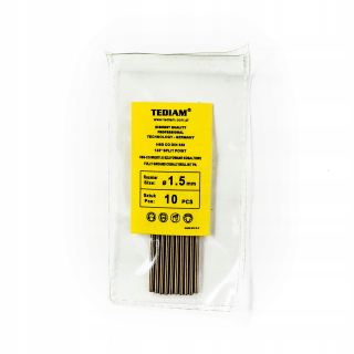 Kovové vŕtačky Tediam HSS Kobalt 4,2 mm 10 ks