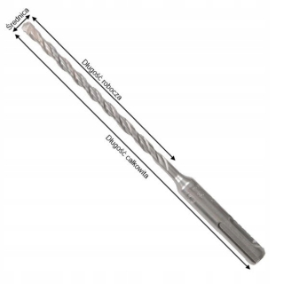 Vrták, zahlbovák - SDS-plus Makita B-47759 12x1000m betónová vŕtačka