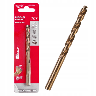 HSS-G Red Cobalt 8,0 mm kovová vŕtačka Milwaukee