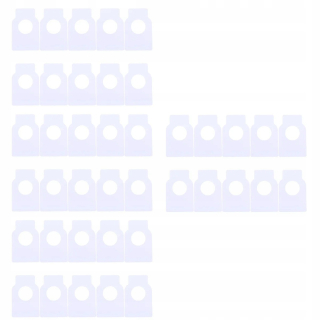 Vešiak na prívesok na fľašu prázdny 400 ks