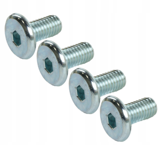 Plochá valcová skrutka s plochým maslom skrutka M8X20 mm