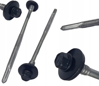 Šróby - Skrutky pre vrstvené doštičky 185 mm 12 mm RAL 7016 50S