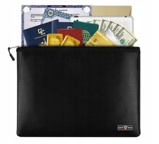 Trezor, sejf - Nepremokavá požiarna taška pre súbory 35*24 cm