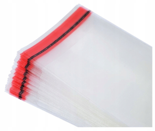 Mikroténové sáčky - Plastové vrecká na celopane s 25x35+5 lepidlom