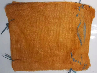 Rašlové vrecia 15kg SVETLO ORANŽOVÉ 100ks